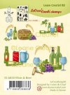 LeCrea Clear Stamps - Wine & Beer Combi