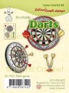 LeCrea Combi Clear Stamps - Darts Game