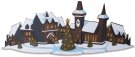 Sizzix Thinlits Die Set - Holiday Village Colorize by Tim Holtz (7 dies)