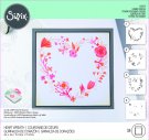 Sizzix Layered Stencils - Heart Wreath by Olivia Rose
