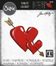Sizzix Thinlits Die Set - Lovestruck Colorize by Tim Holtz (16 dies)