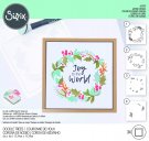 Sizzix Layered Stencils - Holly Wreath by Lisa Jones