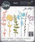 Sizzix Thinlits Die by Tim Holtz Vault Wildflowers (6 dies)