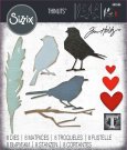 Sizzix Thinlits Die by Tim Holtz Vault Lovebirds (8 dies)