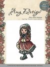 Amy Design Cling Stamps - Skating Girl