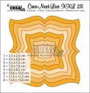 Crealies Crea-nest-dies XXL no. 28 dies (8 dies)