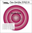 Crealies Crea-nest-dies XXL no.33 dies - Double Stitch Circles (12 dies)