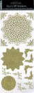 Dovecraft Peel Off Outline Sticker Gold 3d Medallions (DCPO65)