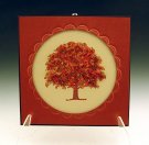 Impression Obsession Rubber Stamp - Leafy Tree