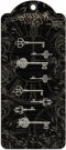 Graphic 45 Staples Ornate Metal Keys - Shabby Chic (8 pack)