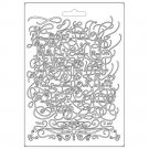 Stamperia A5 Soft Mould - Romantic Garden House Calligraphy