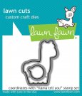 Lawn Cuts Custom Craft Dies - Llama Tell You
