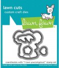 Lawn Cuts Custom Craft Dies - I Love You(calyptus)