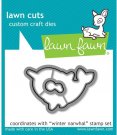 Lawn Cuts Custom Craft Dies - Winter Narwhal