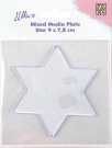Nellies Choice Mixed Media Gel Plate - Star-Shape