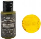 Prima Finnabair Art Alchemy Liquid Acrylic Paint - True Yellow (30ml)