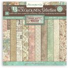 Stamperia 12”x12” Paper Pack - Brocante Antiques Maxi Background (10 sheets)