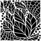Crafters Workshop 6”x6” Stencil - Abstract Leaves