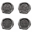 Tim Holtz Idea-Ology Metal Quote Seals (4 pack)