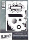 Crafters Companion Textures Elements A6 Unmounted Rubber Stamps - Splats & Accessories 1