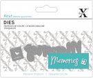 Xcut Mini Sentiment Dies - Memories (2 dies)