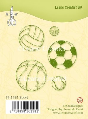 Leane Creatief Clear Stamps - Sport