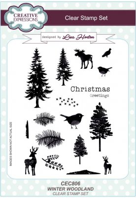 Creative Expressions A5 Clear Stamp Set - Winter Woodland