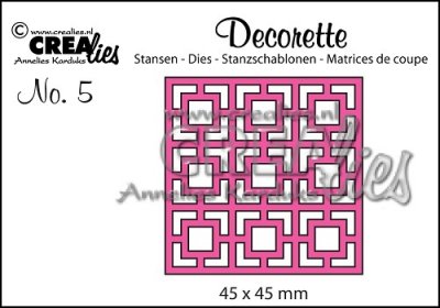Crealies Decorette no. 5 Die - Background Squares