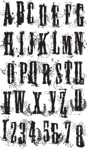 Tim Holz Stampers Anonymous - Grunge Alphabet