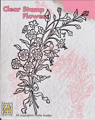 Nellies Choice Clearstamp - Bouquet of Wild Flowers #2