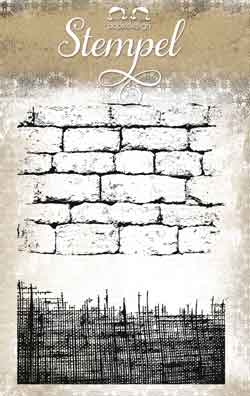 Papirdesign Clear Stamps - Cloth and Brickwork