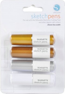 Silhouette Metallic Sketch Pens (4 pens)