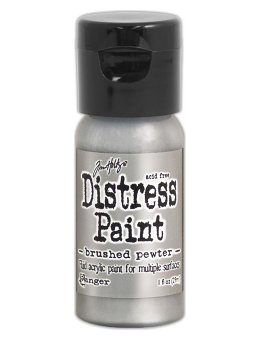 Tim Holtz Distress Paint Flip Top - Brushed Pewter