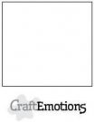 CraftEmotions 30x30cm Smooth Cardstock - White (100 sheets)
