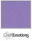 CraftEmotions Linen Cardstock - Lavender (10 sheets)