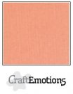 CraftEmotions Linen Cardboard - Salmon (10 sheets)