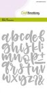 CraftEmotions Dies - Alphabet Handlettering Lowercase Letters