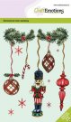 CraftEmotions A6 Clearstamp Set - Christmas Deco. Nutcracker Dimensional Stamp