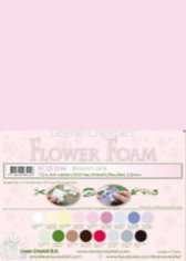 LeCrea A4 Flower Foam Sheets - Blossom Pink (10 sheets)