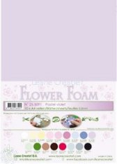LeCrea A4 Flower Foam Sheets - Pastel Violet (10 sheets)