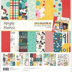 Simple Stories Collection Kit - Say Cheese Happiest Place (76 pieces)