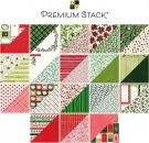 DCWV 12x12 Double-Sided Cardstock Stack - Joyful Christmas with Gold Foil (36 sheets)