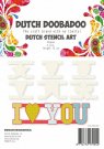 Dutch Doobadoo Mask Art Stencil - Shapes