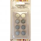 49 And Market Foundations Magnetic Closures - Large 15mm x 0.8mm (8 pack)
