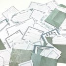 49 And Market Color Swatch: Eucalyptus Envelope Bits (37 pieces)