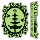 Inkadinkado Inkadinkaclings Stamps - Mini Tree Cameo
