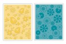 Sizzix Textured Impressions Embossing Folders 2PK - Birds & Flowers Set