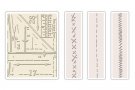 Sizzix Texture Fades Embossing Folders 4PK - Pattern & Stitches Set by Tim Holtz
