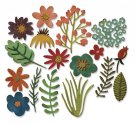 Sizzix Thinlits Die Set - Funky Floral by Tim Holtz (15 dies)