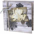 Sizzix 3-D Texture Fades Embossing Folder - Snowflake by Tim Holtz